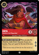 Image for Raya - Guardian of the Dragon Gem (122/204) (Ursula's Return) (4) - Disney Lorcana