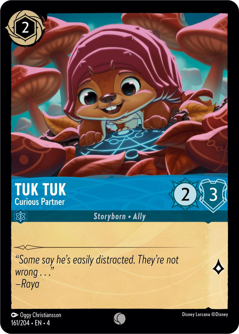 Image for Tuk Tuk - Curious Partner (161/204) (Ursula's Return) (4) - Disney Lorcana