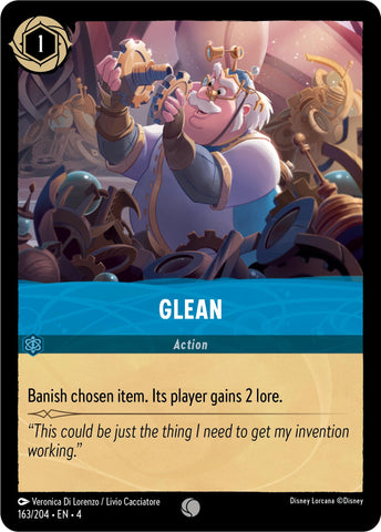 Image for Glean (163/204) (Ursula's Return) (4) - Disney Lorcana