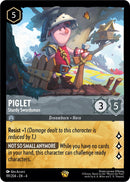 Image for Piglet - Sturdy Swordsman (191/204) (Ursula's Return) (4) - Disney Lorcana