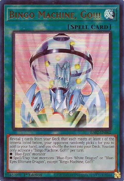 Bingo Machine, Go!!! (UR) (RA02-EN062) (25th Anniversary Rarity Collection II) YuGiOh