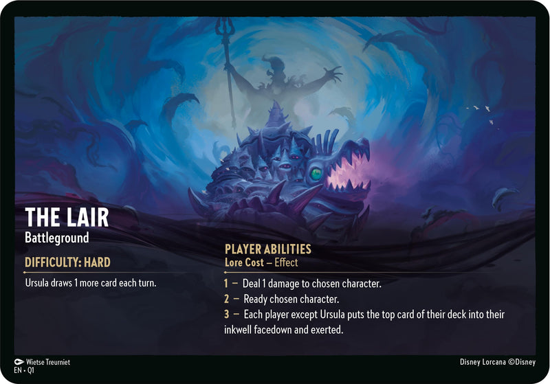 Image for The Lair // Infinite Wrath - Battleground (Oversized) (Illumineer's Quest: Deep Trouble) (Q1) - Disney Lorcana