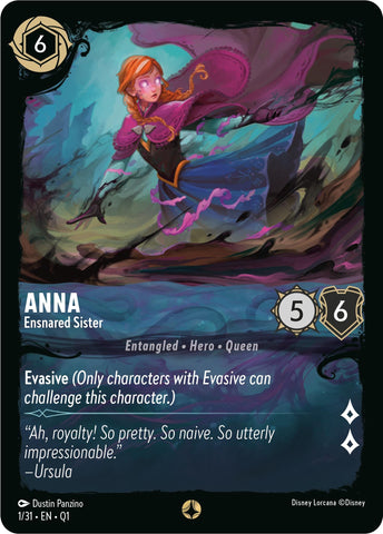 Image for Anna - Ensnared Sister (1/31) (Illumineer's Quest: Deep Trouble) (Q1) - Disney Lorcana
