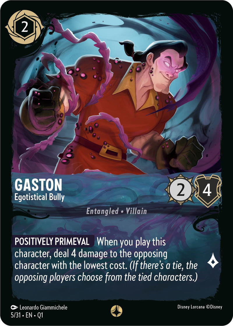 Image for Gaston - Egotistical Bully (5/31) (Illumineer's Quest: Deep Trouble) (Q1) - Disney Lorcana