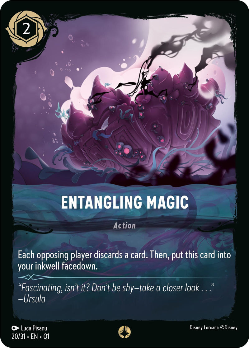 Image for Entangling Magic (20/31) (Illumineer's Quest: Deep Trouble) (Q1) - Disney Lorcana