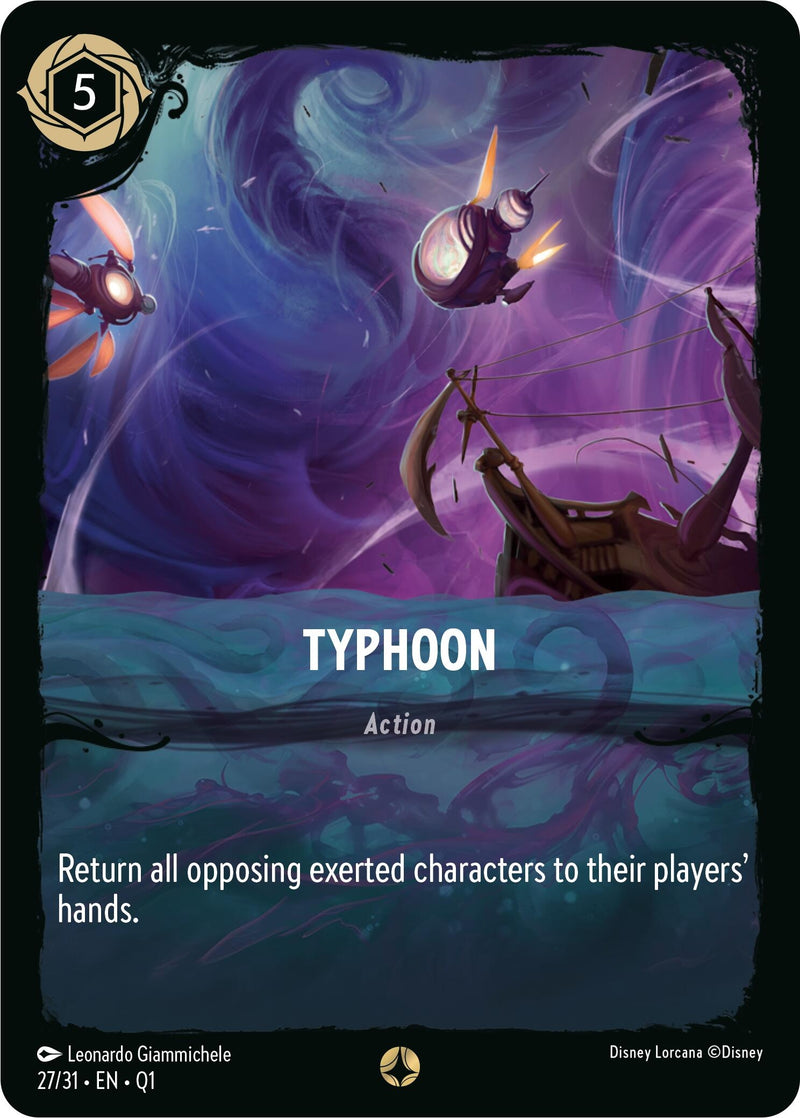 Image for Typhoon (27/31) (Illumineer's Quest: Deep Trouble) (Q1) - Disney Lorcana