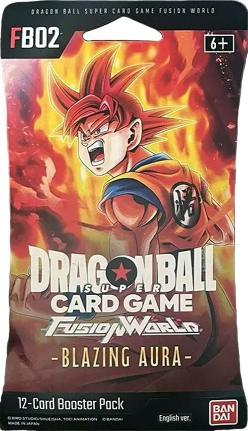 Image for Blazing Aura Sleeved Booster Pack [Son Goku (Awakened)] - Dragon Ball Super: Fusion World