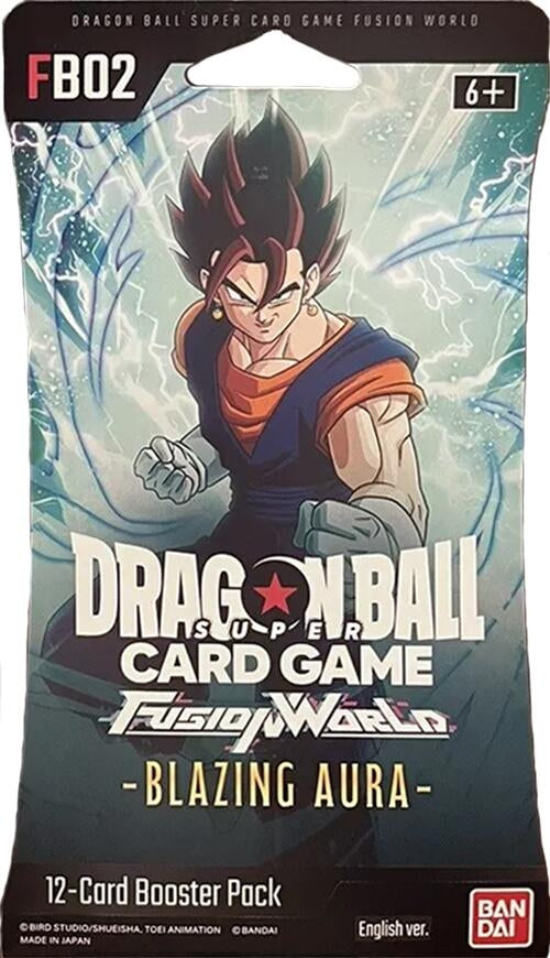 Image for Blazing Aura Sleeved Booster Pack [Vegito] - Dragon Ball Super: Fusion World