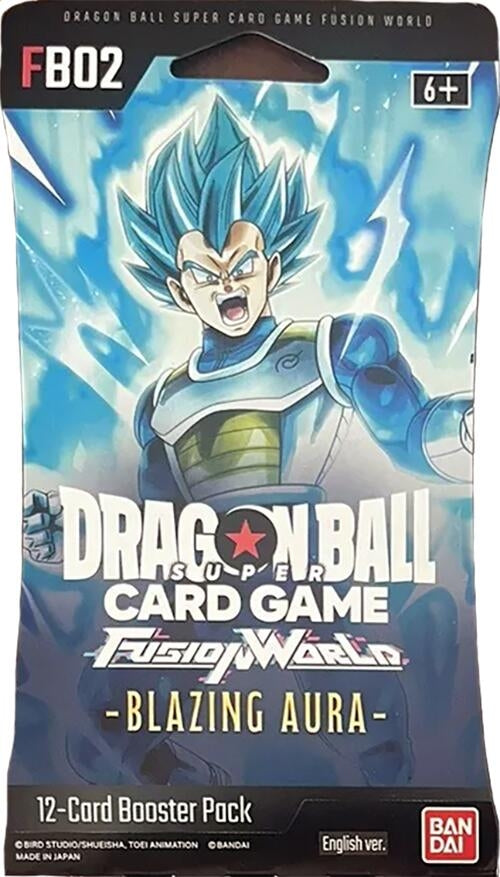 Image for Blazing Aura Sleeved Booster Pack [Vegeta (Awakened)] - Dragon Ball Super: Fusion World