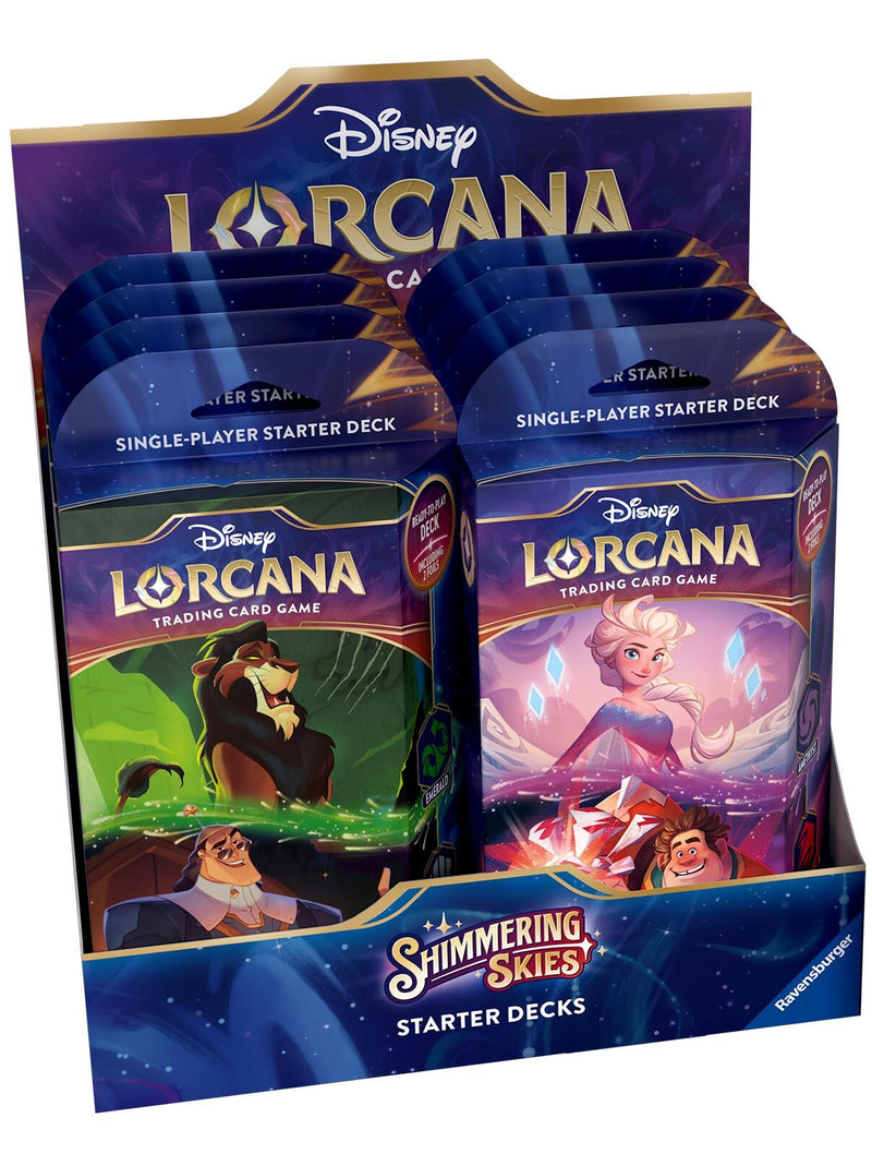 Image for Disney Lorcana: Shimmering Skies Starter Deck Display - Disney Lorcana