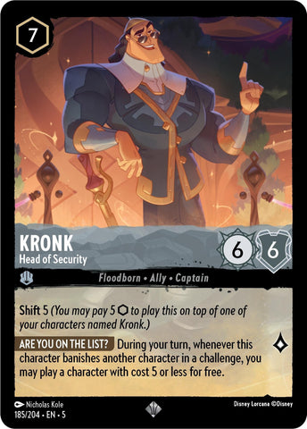 Kronk - Head of Security (185/204) (Shimmering Skies) Disney Lorcana
