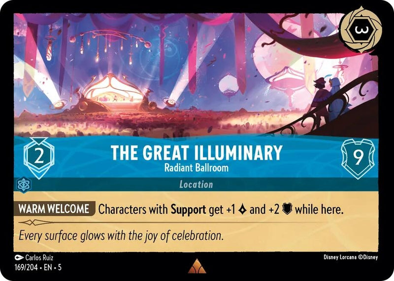 Image for The Great Illuminary - Radiant Ballroom (169/204) (Shimmering Skies) (5) - Disney Lorcana
