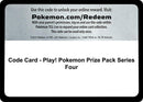 Image for Code Card - Play! Pokemon Prize Pack Series Four (Prize Pack Series Cards) - Pokemon