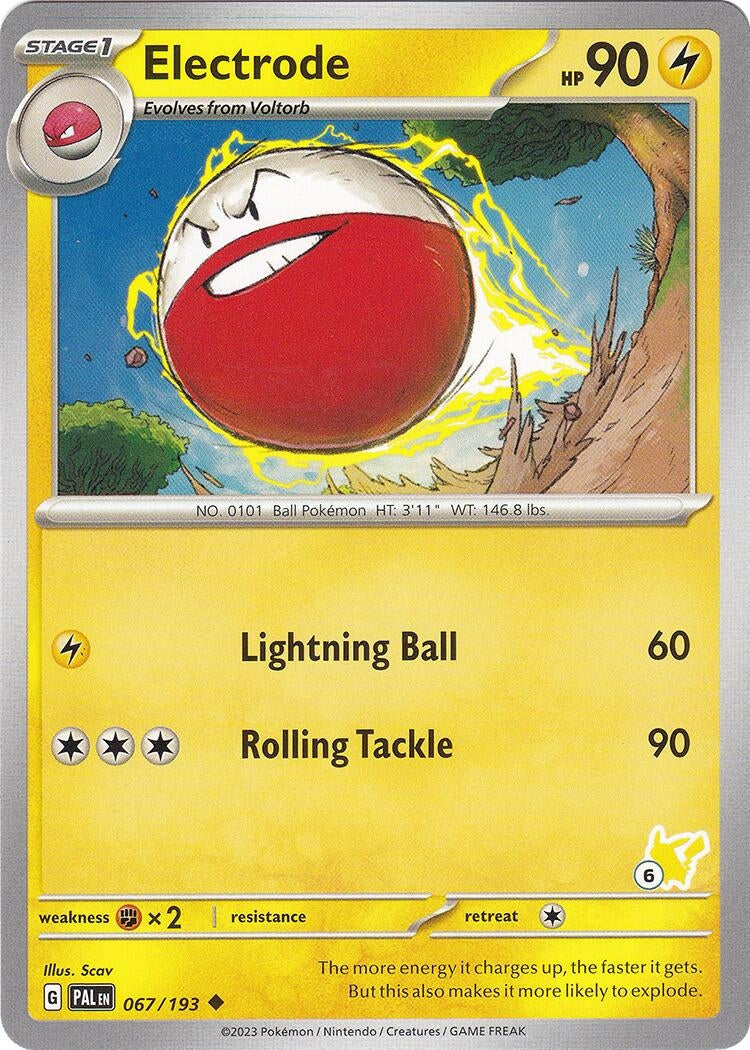 Image for Electrode - Pikachu 6 (067/193) - Pokemon