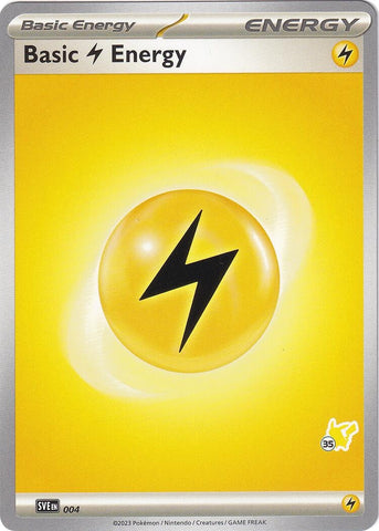 Image for Basic Lightning Energy - Pikachu 35 (004) - Pokemon