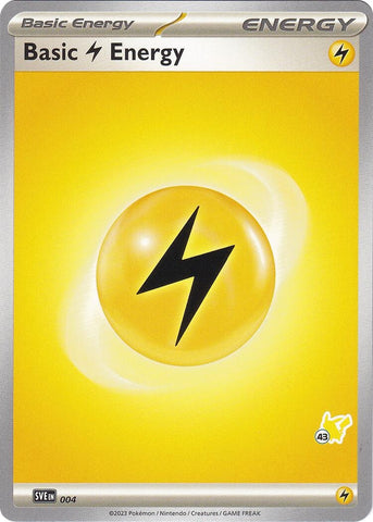 Image for Basic Lightning Energy - Pikachu 43 (004) - Pokemon