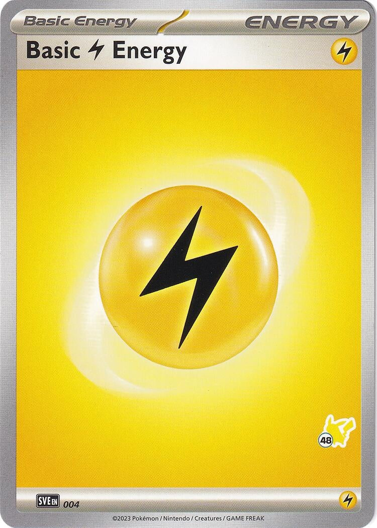 Image for Basic Lightning Energy - Pikachu 48 (004) - Pokemon