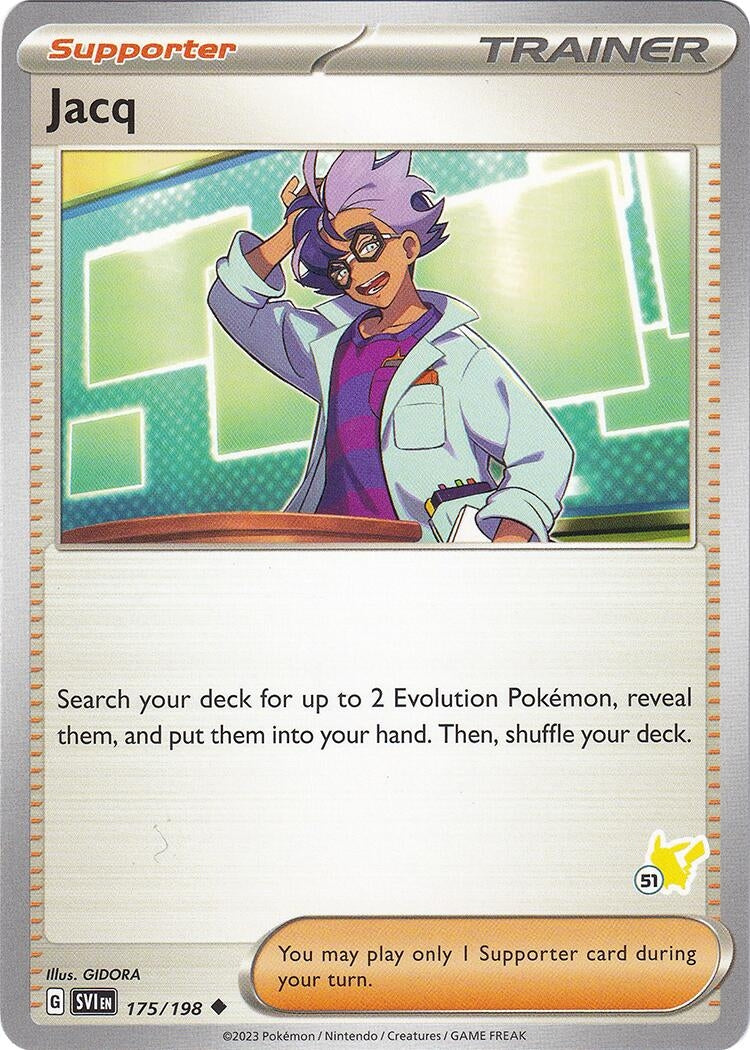 Image for Jacq - Pikachu 51 (175/198) - Pokemon