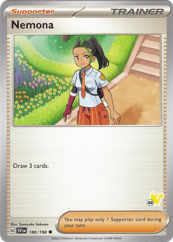 Image for Nemona - Pikachu 42 (180/198) - Pokemon