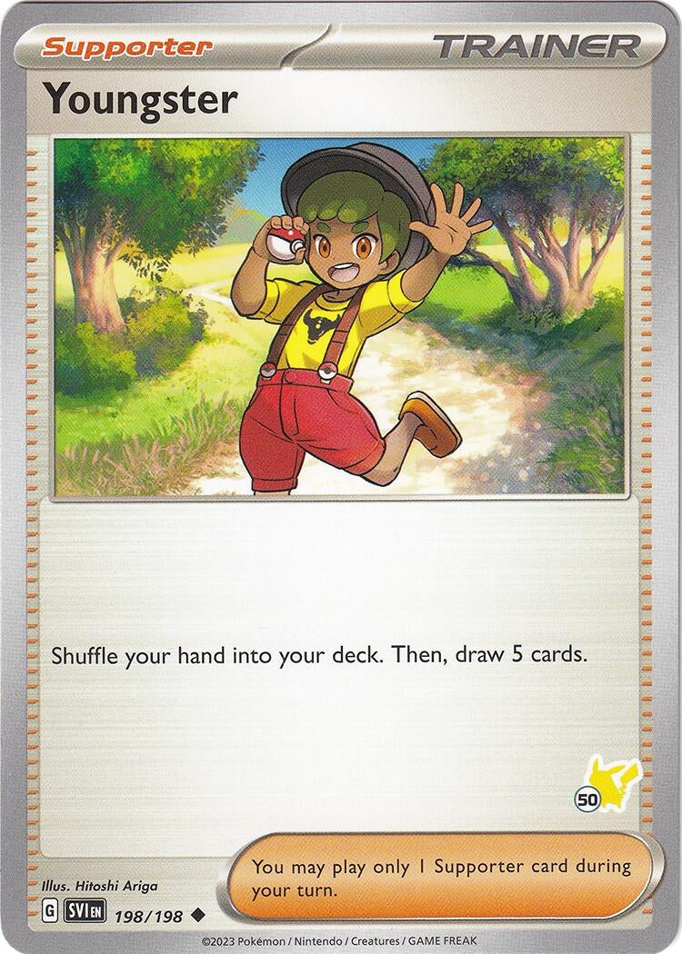 Image for Youngster - Pikachu 50 (198/198) - Pokemon