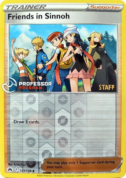 Image for Friends in Sinnoh - 131/159 (2023) [Staff] (131/159) (Professor Program Promos) (PPP) - Pokemon