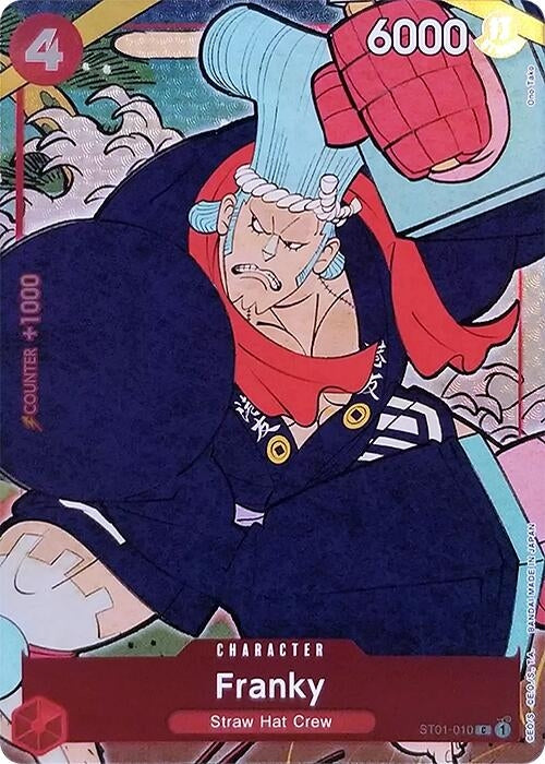 Franky (English Version 1st Anniversary Set) (ST01-010) (One Piece Promotion Cards) One Piece Card Game