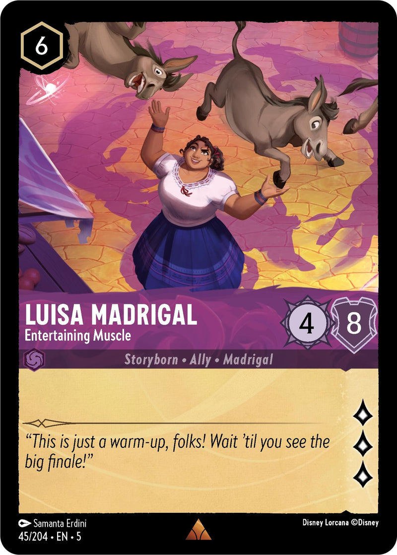 Image for Luisa Madrigal - Entertaining Muscle (45/204) (Shimmering Skies) (5) - Disney Lorcana