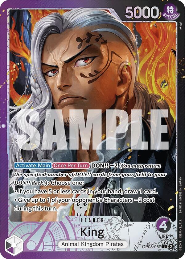 King (057) (Parallel) (OP08-057) (Two Legends) One Piece Card Game