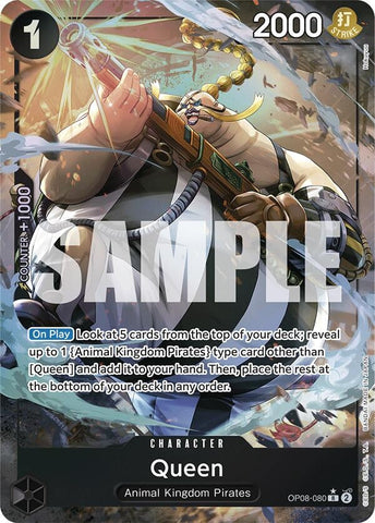 Queen (Parallel) (OP08-080) (Two Legends) One Piece Card Game