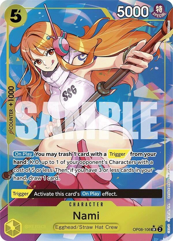 Nami (Parallel) (OP08-106) (Two Legends) One Piece Card Game