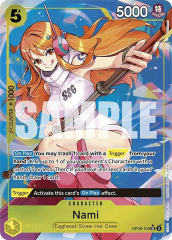 Nami (Parallel) (OP08-106) (Two Legends) One Piece Card Game