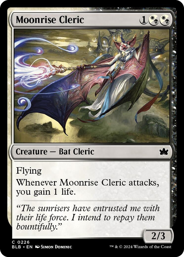 Moonrise Cleric (226) (Bloomburrow) Magic: The Gathering