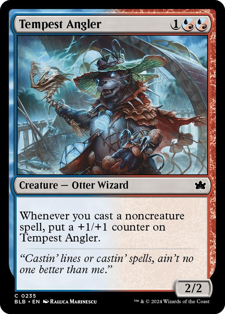 Tempest Angler (235) (Bloomburrow) Magic: The Gathering