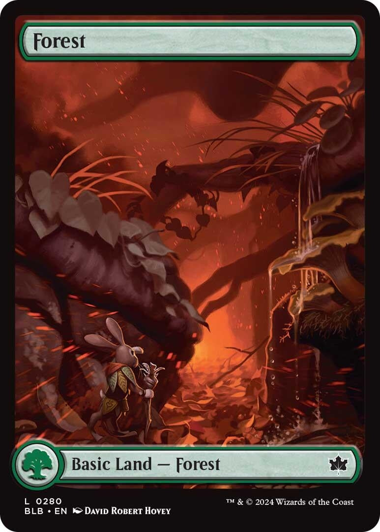 Forest (0280) (280) (Bloomburrow) Magic: The Gathering