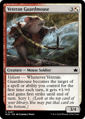 Veteran Guardmouse (237) (Bloomburrow) Magic: The Gathering