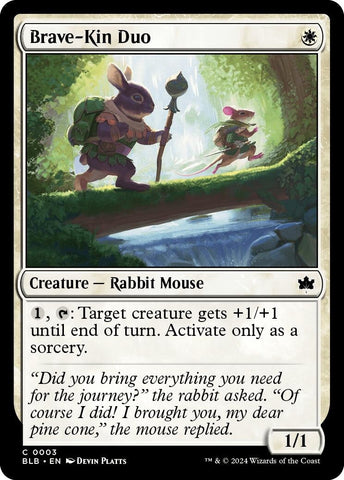 Brave-Kin Duo (3) (Bloomburrow) Magic: The Gathering