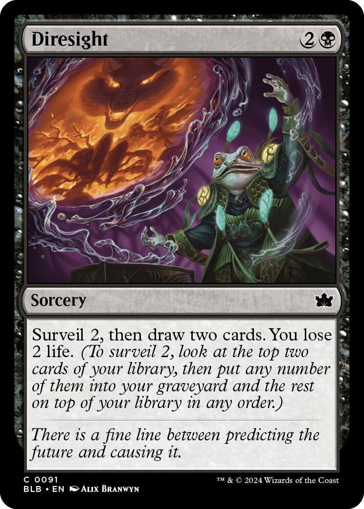 Diresight (91) (Bloomburrow) Magic: The Gathering
