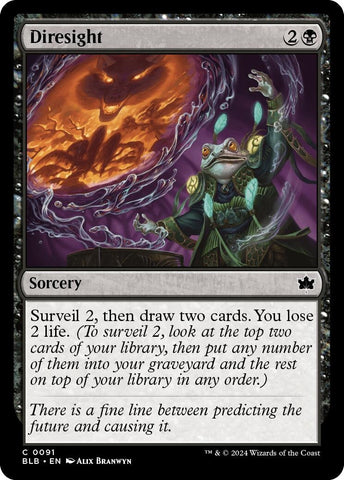 Diresight (91) (Bloomburrow) Magic: The Gathering