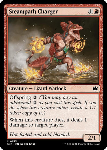 Steampath Charger (153) (Bloomburrow) Magic: The Gathering