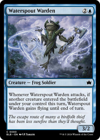 Waterspout Warden (80) (Bloomburrow) Magic: The Gathering