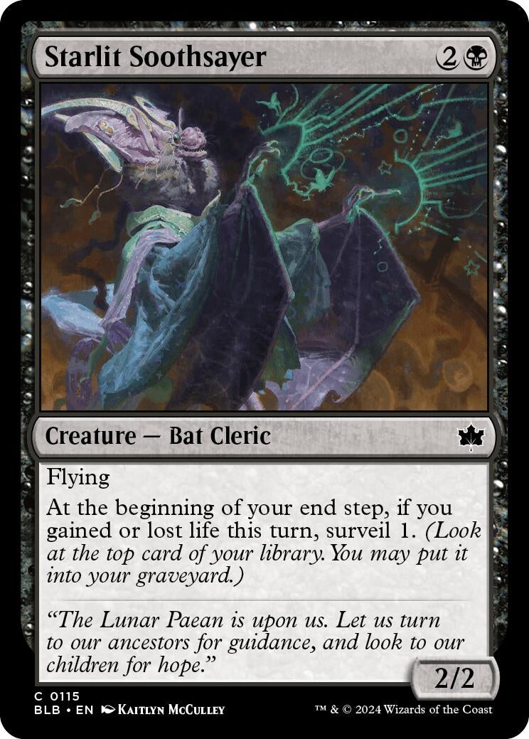 Starlit Soothsayer (115) (Bloomburrow) Magic: The Gathering