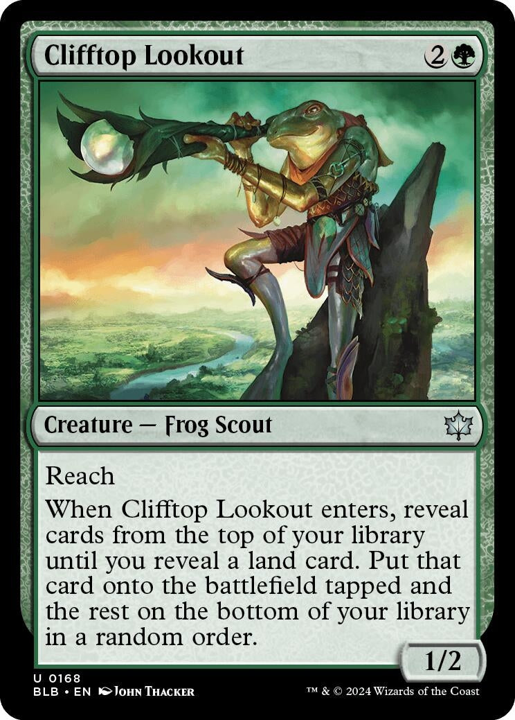 Clifftop Lookout (168) (Bloomburrow) Magic: The Gathering