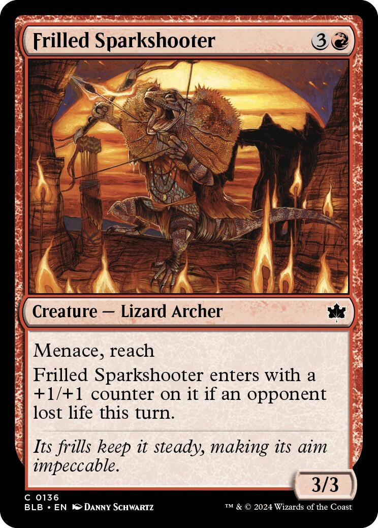 Frilled Sparkshooter (136) (Bloomburrow) Magic: The Gathering