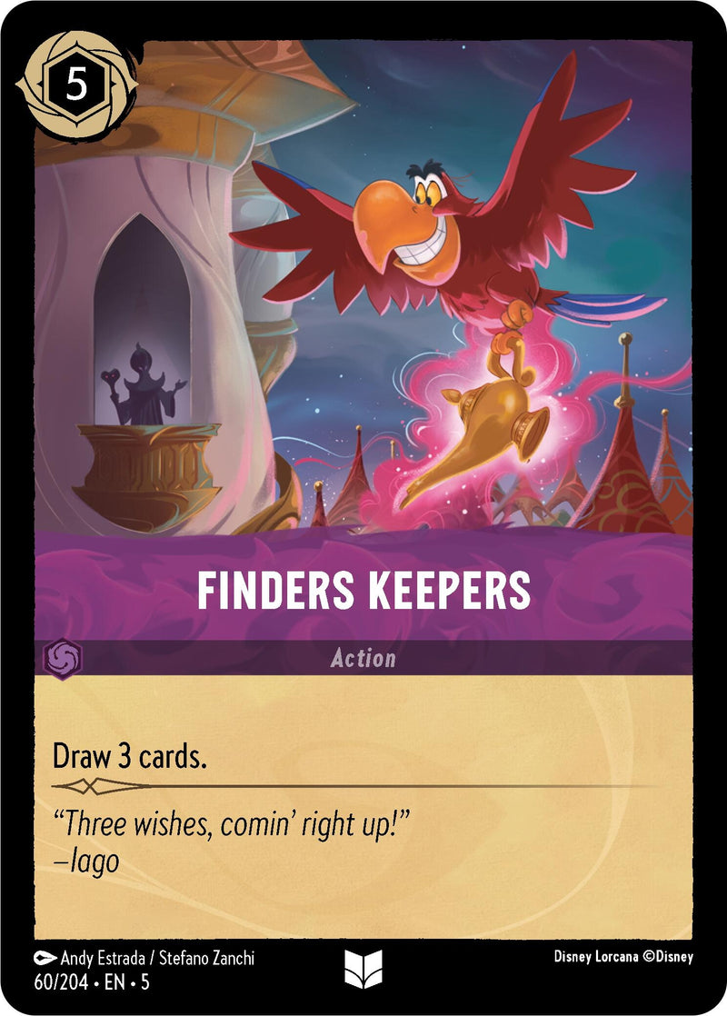 Image for Finders Keepers (60/204) (Shimmering Skies) (5) - Disney Lorcana