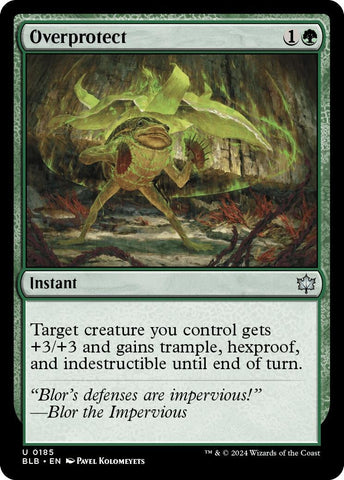 Overprotect (185) (Bloomburrow) Magic: The Gathering