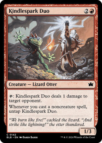 Kindlespark Duo (142) (Bloomburrow) Magic: The Gathering