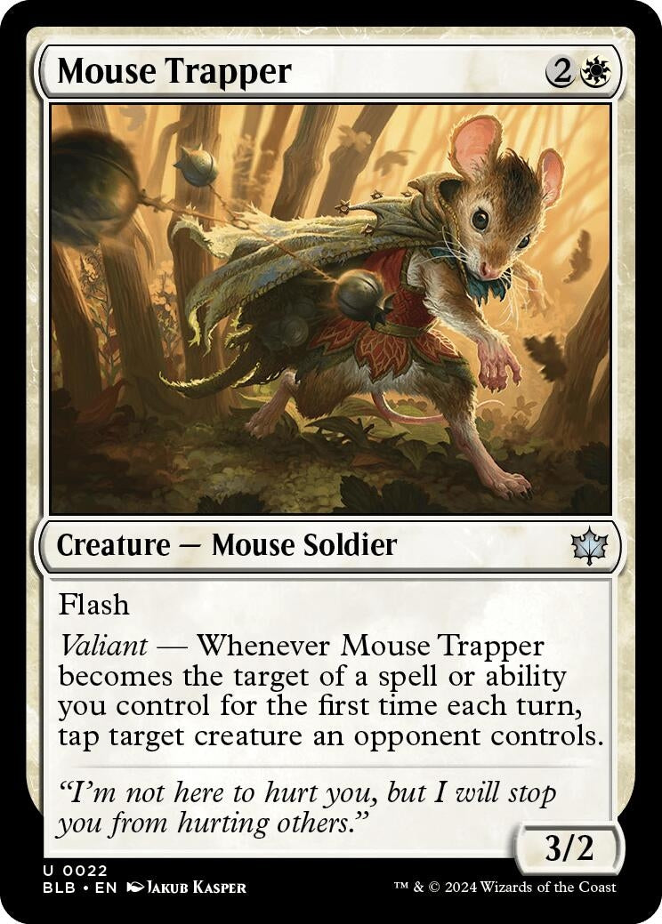 Mouse Trapper (22) (Bloomburrow) Magic: The Gathering