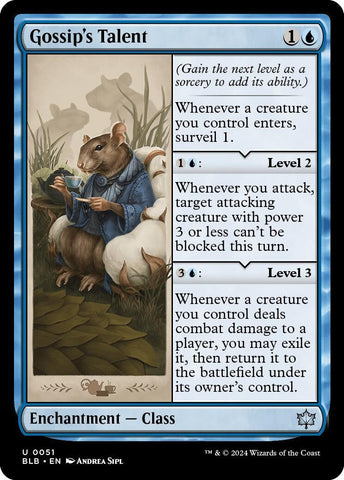 Gossip's Talent (51) (Bloomburrow) Magic: The Gathering