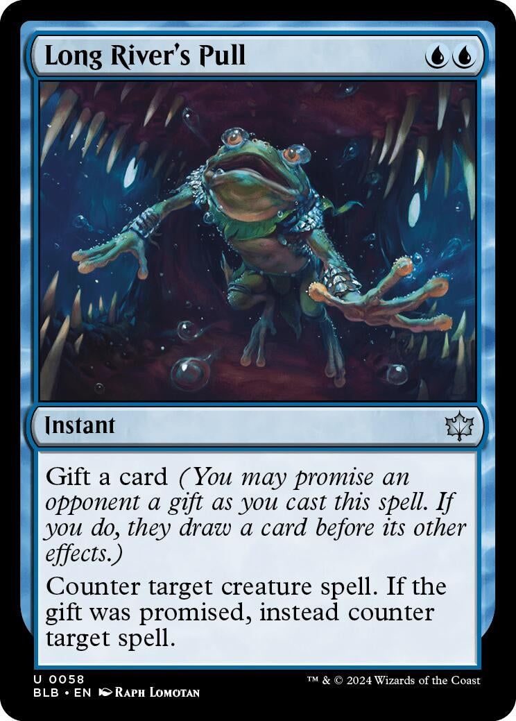 Long River's Pull (58) (Bloomburrow) Magic: The Gathering
