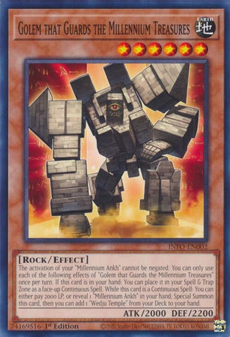 Golem that Guards the Millennium Treasures (INFO-EN002) (The Infinite Forbidden) YuGiOh